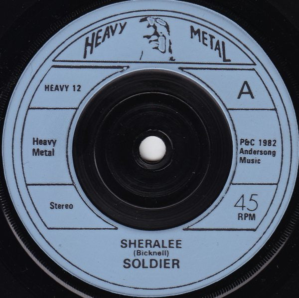 Soldier – Sheralee / Force -In League With Satan / Live Like An Angel - Mint- 7" Single Record 1982 Heavy Metal Records UK Vinyl - Heavy Metal