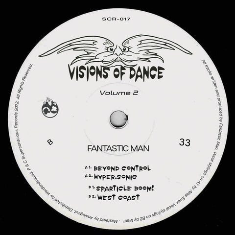 Fantastic Man – Visions Of Dance Volume 2 - New EP Record 2023 Superconscious Australia Vinyl - House