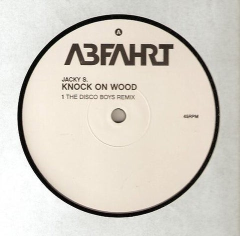 Jackie S. – Knock On Wood - New 12" Single Record 2002 Abfahrt Germany Vinyl - House / Disco