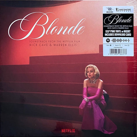 Nick Cave & Warren Ellis – Blonde (Soundtrack From The Netflix Film) - New LP Record 2023 Invada Pink Vinyl & Download - Soundtrack / Score