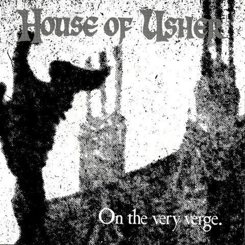 House Of Usher – On The Very Verge - Mint- 7" Single Record 1992 Obscure Plasma Italy Vinyl - Death Metal