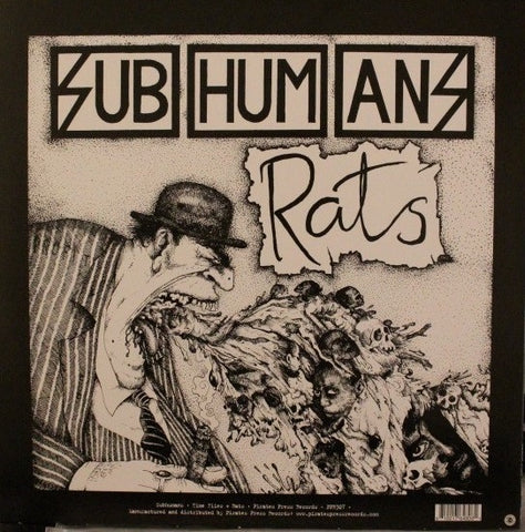 Subhumans - Time Flies + Rats (1986) -  New LP Record 2023 Pirates Press Deep Purple Vinyl - Punk