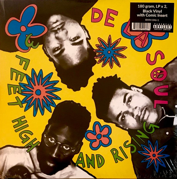 De La Soul - 3 Feet High And Rising (1989) - New 2 LP Record 2023 Chrysalis Black 180 gram Vinyl & Comic Insert - Hip Hop / Conscious - Shuga Records