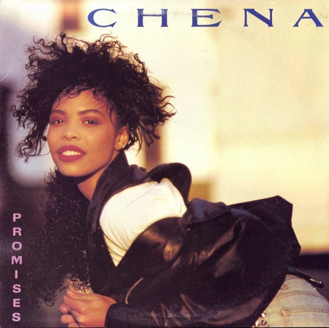 Chena – Promises - VG+ LP Record 1989 Columbia USA Promo Vinyl & Press Photo - Funk / Disco / Synth-pop