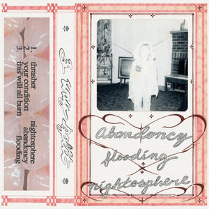 Abandoncy / Flooding / Nightosphere – 3-Way Split - New Cassette EP Manor USA - Indie Rock / Shoegaze / Slowcore