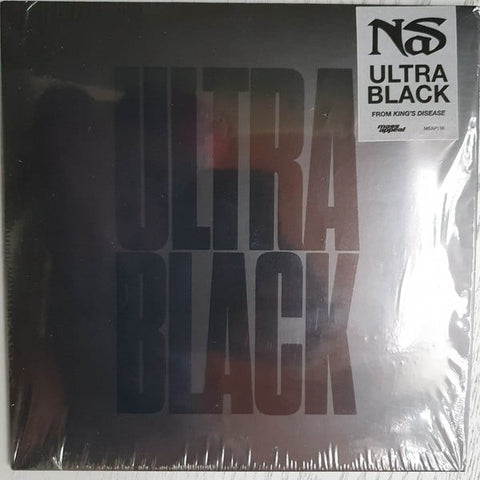 Nas – Ultra Black - New 7" Single Record 2023 Mass Appeal Transparent Black Vinyl - Hip Hop