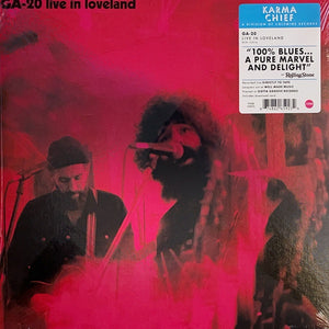 GA-20 – Live In Loveland - New LP Record 2023 Karma Chief Pink Swirl Vinyl - Electric Blues