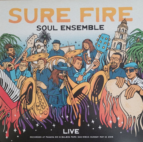 The Sure Fire Soul Ensemble - Live at Panama 66 - New LP Record 2023 All-Town Sound Clear with Orange Swirl Vinyl & Download - Funk / Soul-Jazz