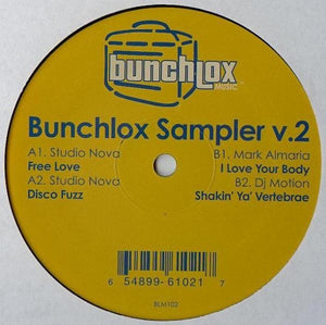 Various – Bunchlox Sampler 2.0 - New 12" Single 2002 Bunchlox Music USA Vinyl - Chicago House / Disco
