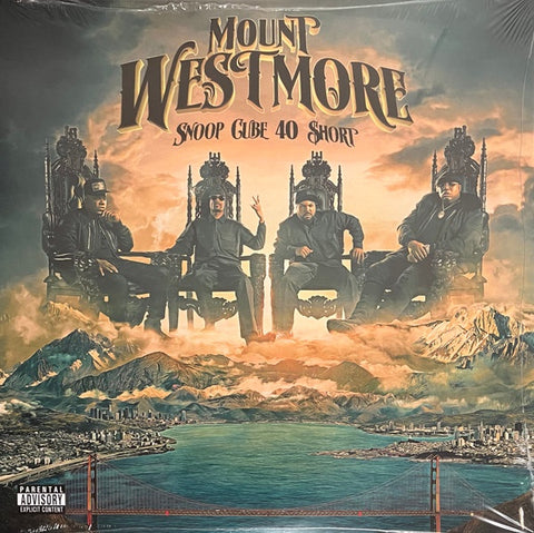 Mount Westmore – Snoop Cube 40 $hort - Mint- 2 LP Record 2023 MNRK USA Orange Transparent Vinyl - Hip Hop