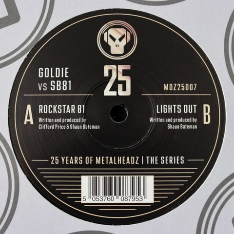 Goldie Vs. SB81 – 25 Years Of Metalheadz - The Series - Part 7 - New 12" Single Record Metalheadz UK Vinyl - Drum n Bass