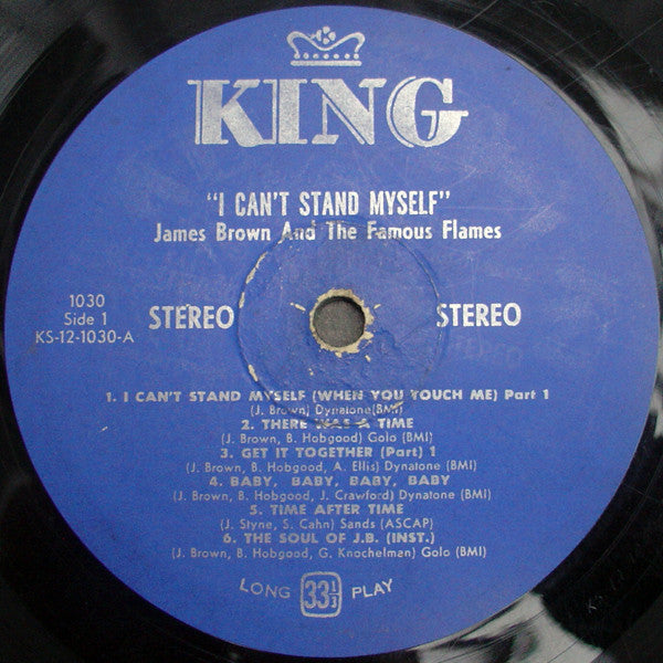 James Brown And The Famous Flames ‎– I Can't Stand Myself When You Touch Me - VG Lp Record 1968 King USA Stereo Original Vinyl - Funk / Soul
