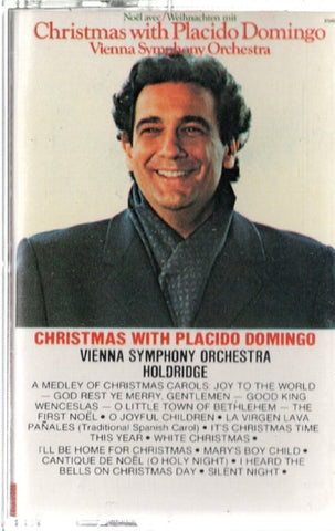 Placido Domingo - Christmas With Placido Domingo - Used Cassette 1981 CBS Tape - Holiday / Classical
