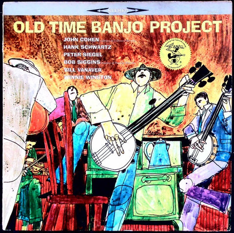 Various – Old Time Banjo Project (1964) - VG+ LP Record (vg- cover) 1967 Elektra USA Vinyl - Folk / Bluegrass / Appalachian Music