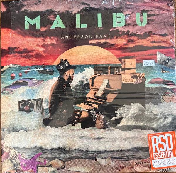Anderson .Paak – Malibu (2016) - New 2 LP Record 2023 OBE RSD Essential Orange with White Splatter Vinyl - Hip Hop / Neo Soul - Shuga Records