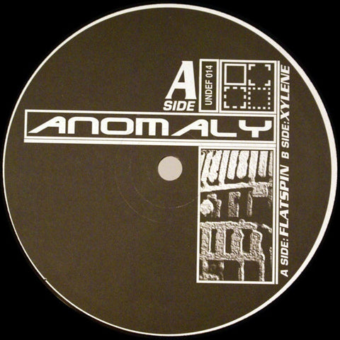 Anomaly – Flatspin - New 12" Single Record 1996 Undefined Australia Vinyl - Techno / Trance