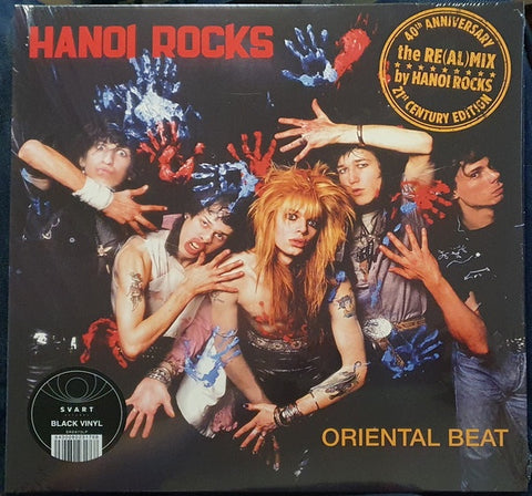Hanoi Rocks – Oriental Beat (1982) - New LP Record 2023 Svart Finland Black Vinyl, Insert & Poster - Heavy Metal / Glam