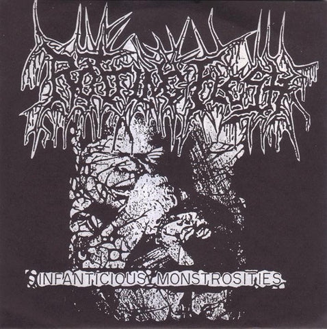 Rotting Flesh – Infanticious Monstrosities - Mint- 7" Ep Record 1993 Rotthenness Hellion Brazil Vinyl - Death Metal / Goregrind