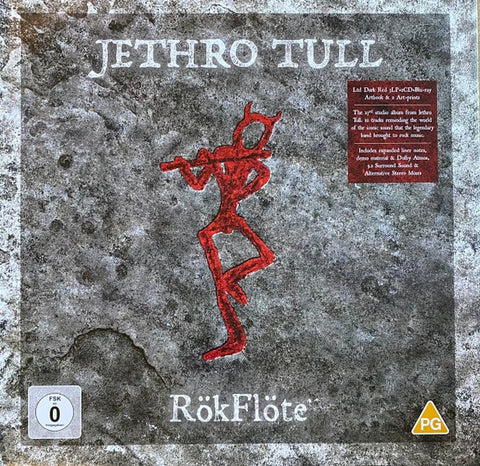 Jethro Tull – RökFlöte - New 3 LP Record 2023 Inside Out Sony Dark Red Vinyl, CD, Blu-Ray, Book, Prints & Numbered - Rock / Folk / Prog Rock