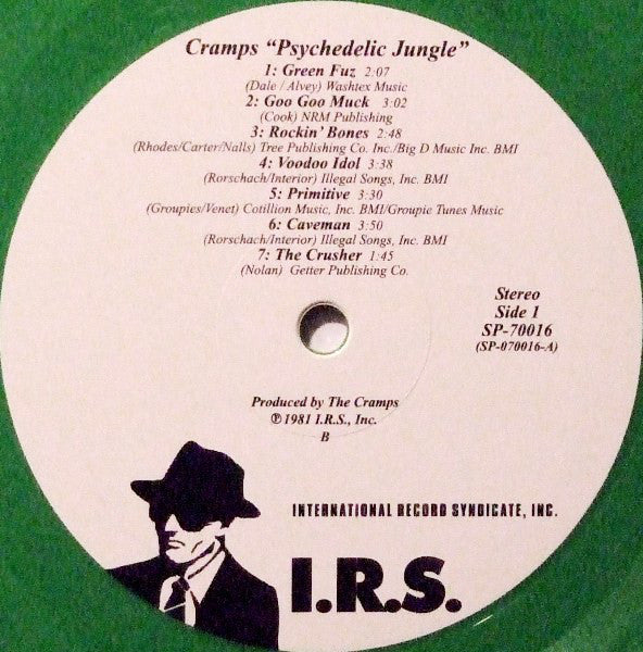 The Cramps – Psychedelic Jungle - Mint- LP Record 1990's I.R.S. USA Green Vinyl - Psychobilly / Rockabilly / Garage Rock / Punk - Shuga Records