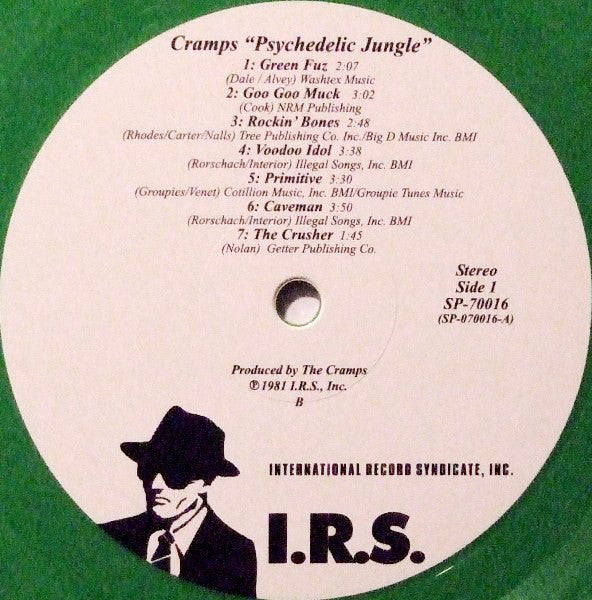 The Cramps – Psychedelic Jungle - Mint- LP Record 1990's I.R.S. USA Green Vinyl - Psychobilly / Rockabilly / Garage Rock / Punk