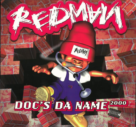 Redman – Doc's Da Name 2000 - VG+ (vg cover) 2 LP Recordf 1998 Def Jam USA Promo Vinyl - Hip Hop