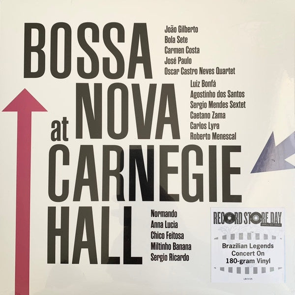 Various - Bossa Nova At Carnegie Hall 1962 (1963) - New LP Record Store Day 2023 Liberation Hall RSD 180 gram Vinyl - Jazz / Latin / Bossanova - Shuga Records