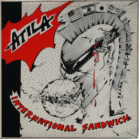 Atila – International Sandwich - VG+ LP Record 1983 Fish Ranch USA Vinyl & Insert - Punk / Psychedelic Rock / Dub