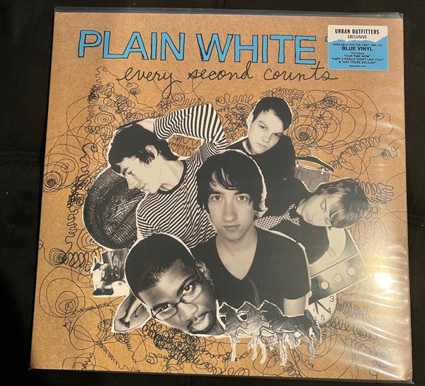 Plain White T's – Every Second Counts (2006) - New LP Record 2023 Fearless Hollywood Urban Outfitters Exclusive  Blue Vinyl - Rock / Pop Punk / Emo - Shuga Records