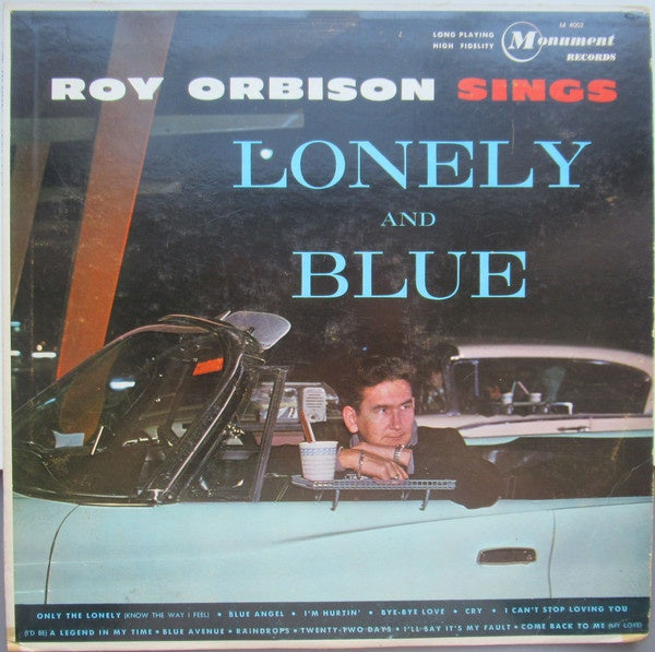 Roy Orbison – Lonely And Blue - VG LP Record 1961 Monument USA Mono Vinyl - Rock & Roll - Shuga Records