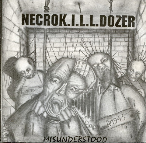 NecroK.I.L.L.Dozer – Misunderstood - Mint- 7" EP Record 1993 Final Holocaust Russia Vinyl - Grindcore