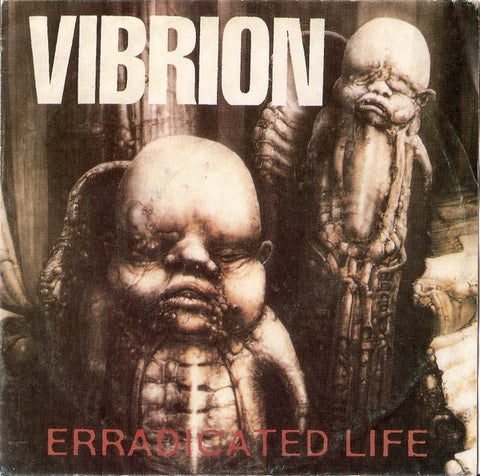 Vibrion – Erradicated Life - VG+ 7" EP Record 1993 Witchhunt Switzerland Vinyl - Death Metal