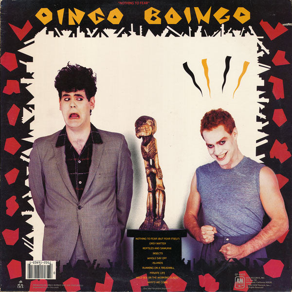 Oingo Boingo – Nothing To Fear - VG+ LP Record 1982 A&M USA Vinyl & Inserts - New Wave / Art Rock - Shuga Records