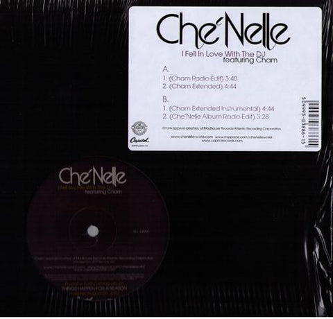 Che'Nelle feat. Cham ‎– I Fell In Love With The DJ - New Vinyl Record 12" Single 2007 USA - Dancehall/Reggae