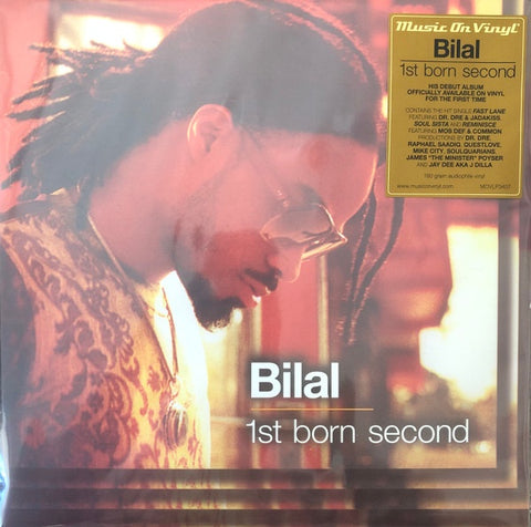 Bilal – 1st Born Second (2001) - New 2 LP Record 2023 Music On Vinyl  180 gram Vinyl - Neo Soul / R&B / Hip Hop