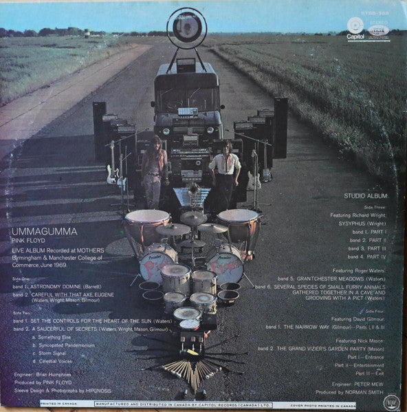 Majestætisk ydre Gavmild Pink Floyd - Ummagumma - VG+ 2 LP Record 1969 Harvest Canada Original –  Shuga Records