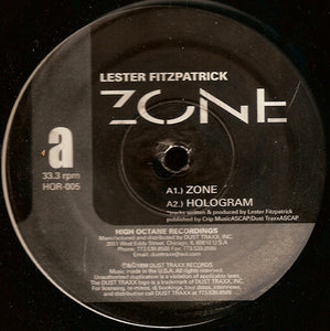 Lester Fitzpatrick ‎– Zone - New 12" Single Record 1998 High Octane USA Vinyl - Chicago House / Chicago Techno