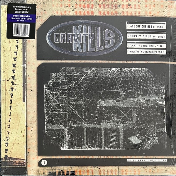 Gravity Kills - Gravity Kills (1996) - New LP Record 2023 TVT Cobalt Blue Vinyl - Rock / Industrial - Shuga Records