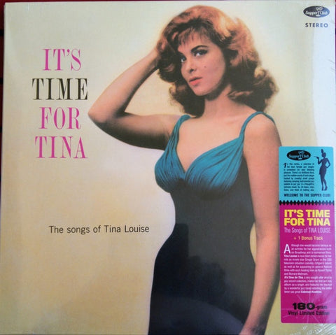 Tina Louise – It's Time For Tina (The Songs Of Tina Louise) (1957) - New LP Record 2023 Supper Club 180 gram Vinyl - Pop / Vocal