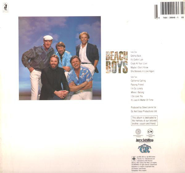 The Beach Boys - The Beach Boys - VG LP Record 1985 Caribou USA Vinyl - Surf / Pop Rock - Shuga Records