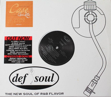 Case ‎– Open Letter VG+ - 12" Single 2001 Def Soul USA Promo - Hip Hop - Shuga Records