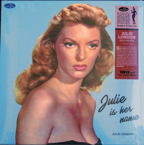 Julie London – Julie Is Her Name (1955) - New LP Record 2023 Supper Club 180 gram Vinyl - Vocal Jazz