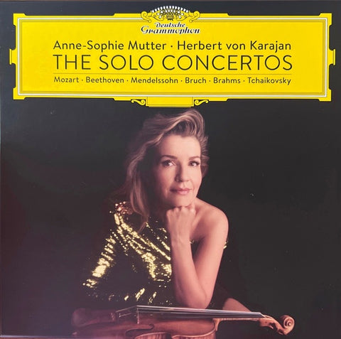 Anne-Sophie Mutter, Herbert von Karajan – The Solo Concertos - New 5 LP Record 2023 Deutsche Grammophon Europe 180 gram Vinyl - Classical / Romantic