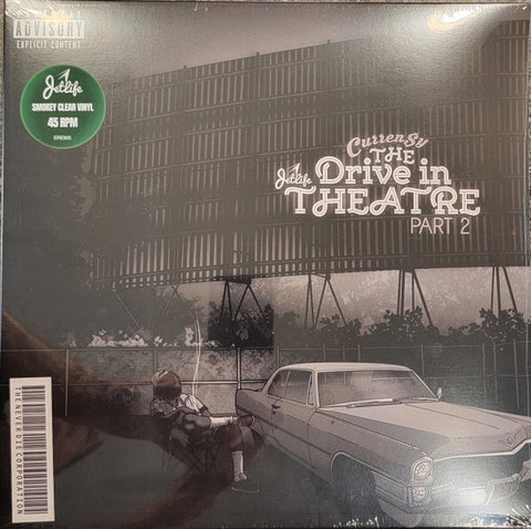Curren$y ‎– The Drive In Theatre Part 2 - New 2 LP Record 2023 Jet Life Canada Smokey Clear Vinyl - Hip Hop / Rap