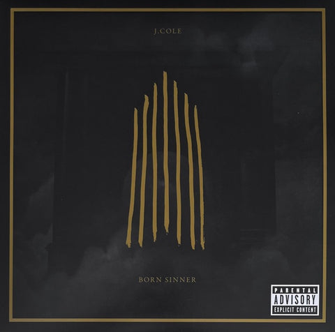 J. Cole - Born Sinner (2013) - New 2 LP Record 2023 Dreamville Interscope Target Exclusive Red Vinyl - Hip Hop