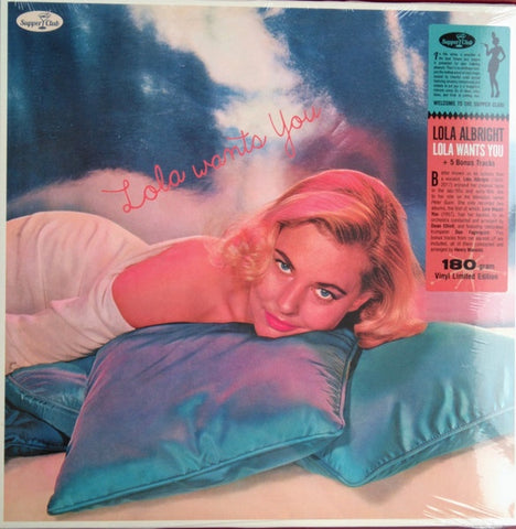 Lola Albright – Lola Wants You (1957) - New LP Record 2023 Supper Club Vinyl - Vocal Jazz