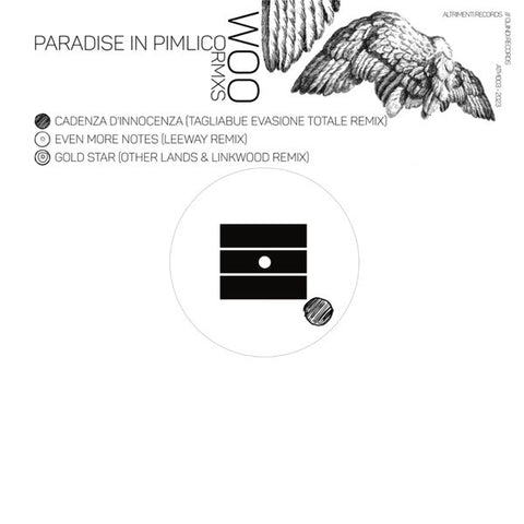 Woo – Paradise in Pimlico Rmxs - New 12" EP Record 2023 Altrimenti Italy Vinyl - House / Techno / Leftfield