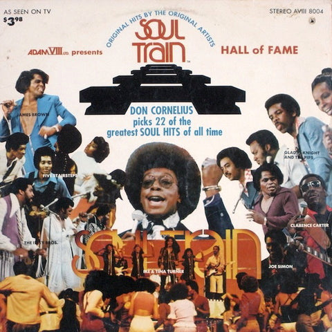 Various ‎– Soul Train Hall Of Fame - VG+ LP Record 1973 Adam VIII USA Vinyl - Soul / Funk / Disco