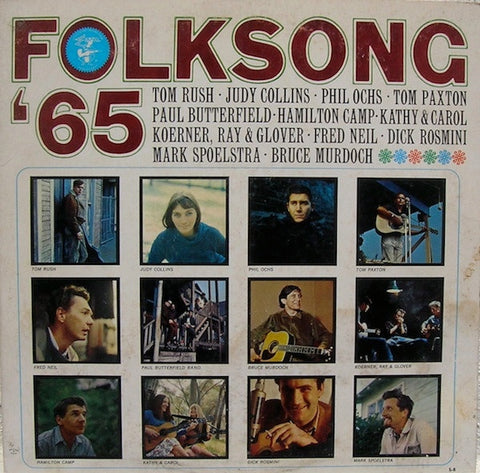 Various – Folksong '65 - VG+ LP Record 1965 Elektra USA Mono Vinyl - Folk / Folk Rock