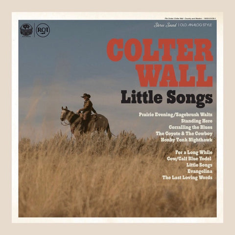 Colter Wall – Little Songs - New LP Record 2023 La Honda RCA Vinyl - Country